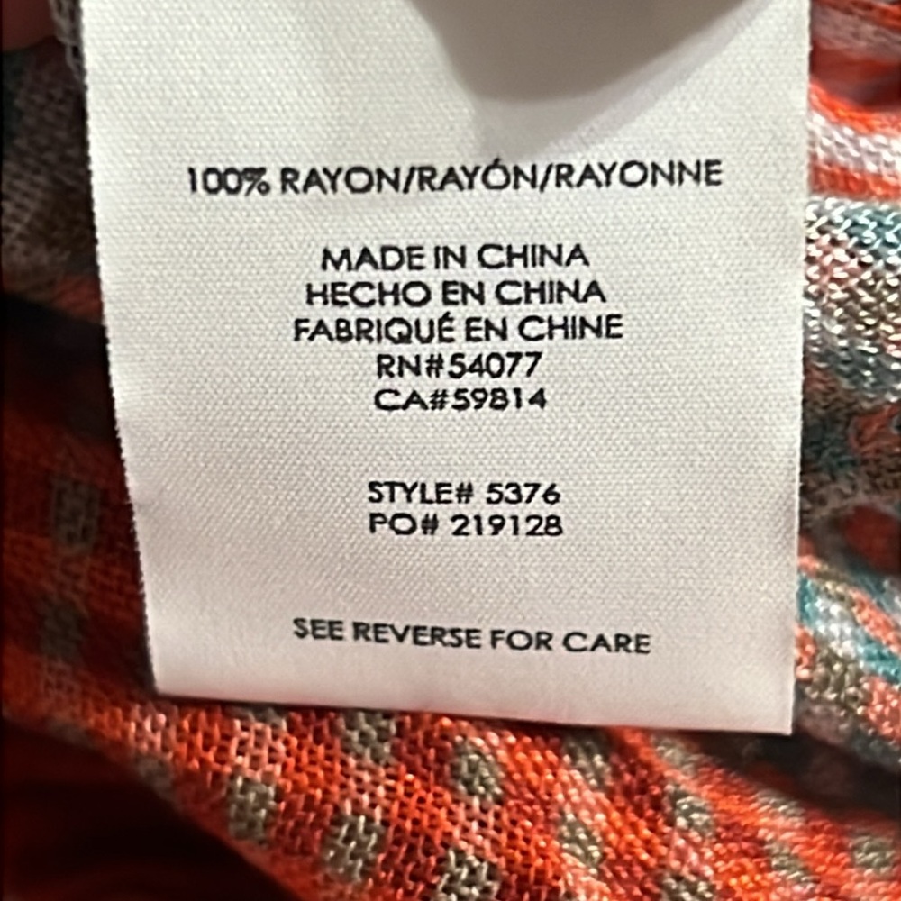 Cabi Gingham Scarf - Picture 3 of 5